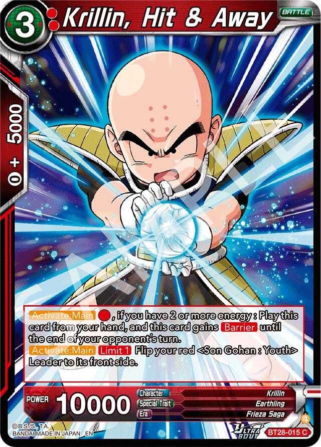 Krillin, Hit & Away (BT28-015) [Prismatic Clash] | Devastation Store