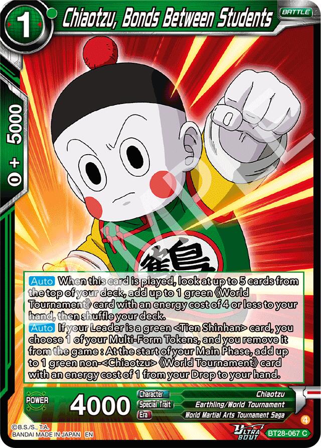 Chiaotzu, Bonds Between Students (BT28-067) [Prismatic Clash] | Devastation Store
