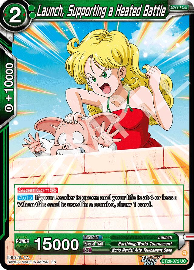 Launch, Supporting a Heated Battle (BT28-072) [Prismatic Clash] | Devastation Store