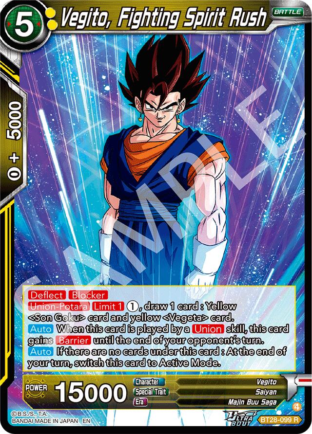 Vegito, Fighting Spirit Rush (BT28-099) [Prismatic Clash] | Devastation Store