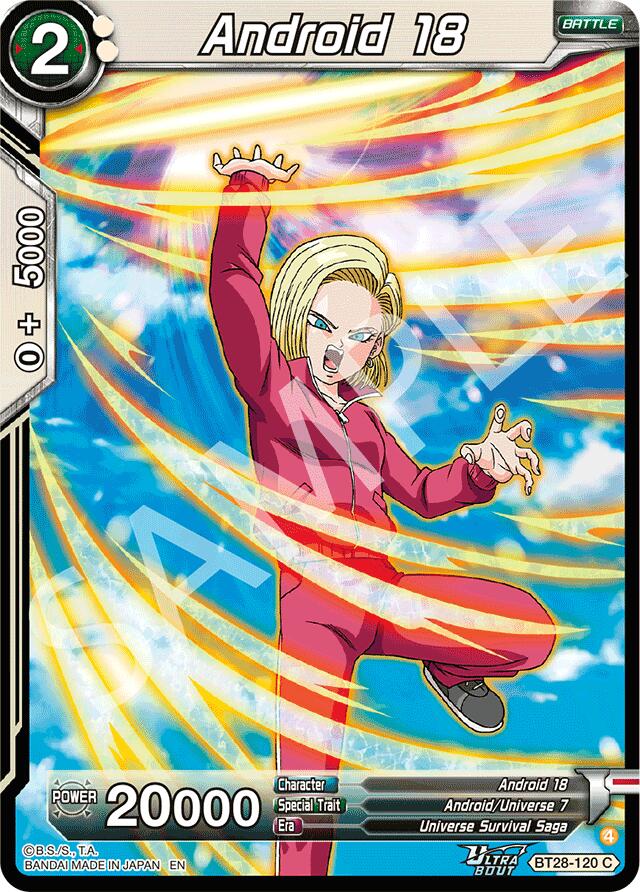 Android 18 (BT28-120) [Prismatic Clash] | Devastation Store