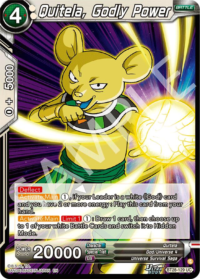 Quitela, Godly Power (BT28-129) [Prismatic Clash] | Devastation Store