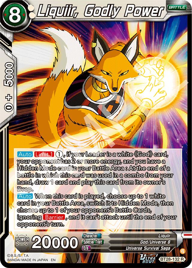 Liquiir, Godly Power (BT28-132) [Prismatic Clash] | Devastation Store