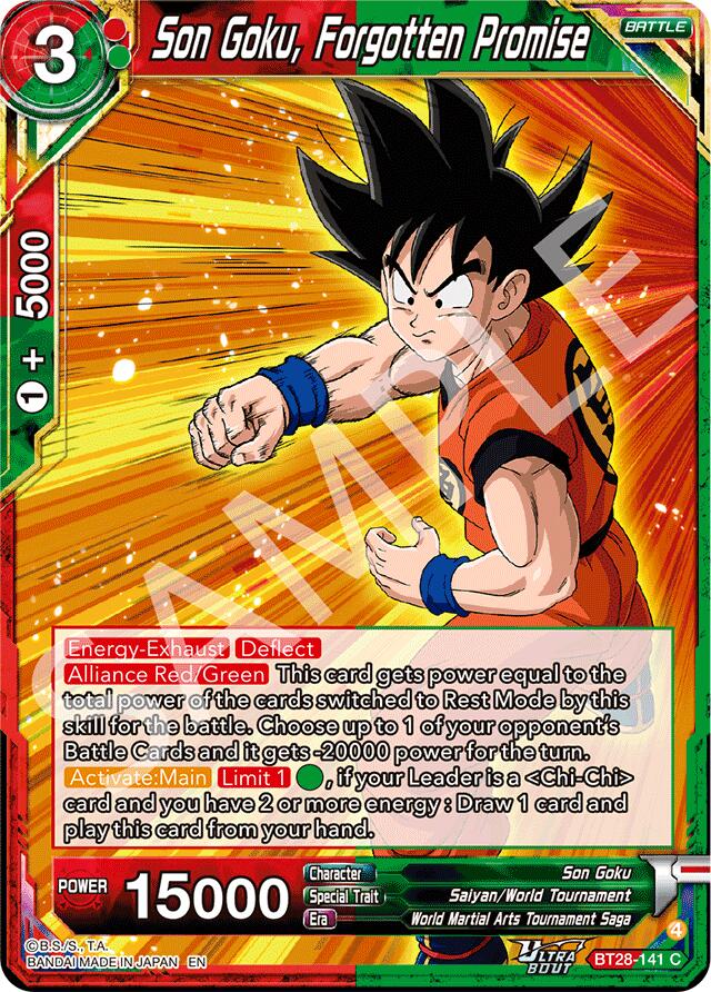 Son Goku, Forgotten Promise (BT28-141) [Prismatic Clash] | Devastation Store