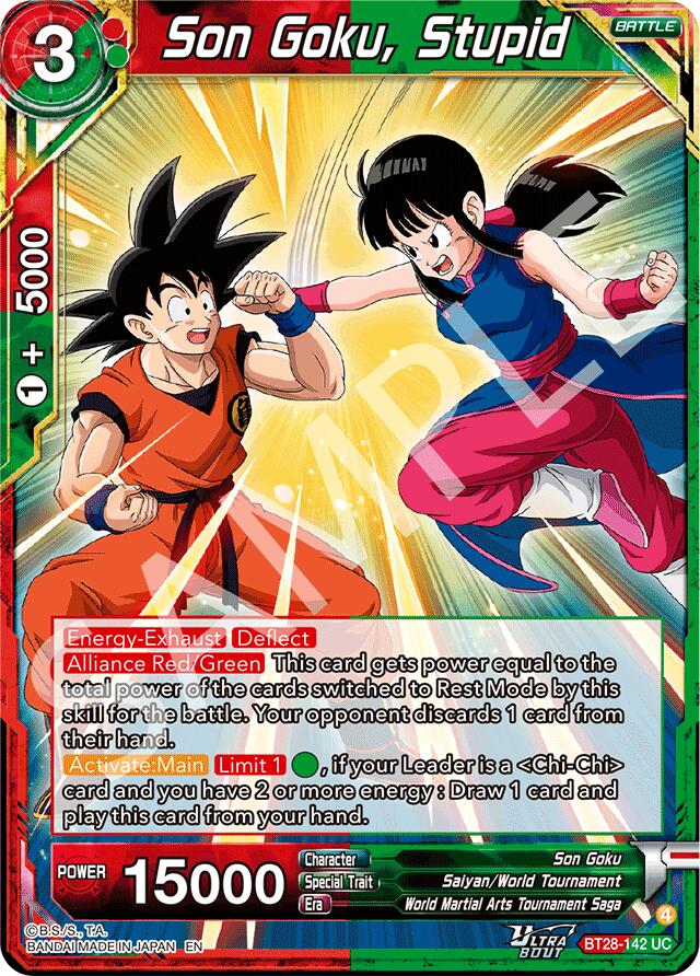 Son Goku, Stupid (BT28-142) [Prismatic Clash] | Devastation Store