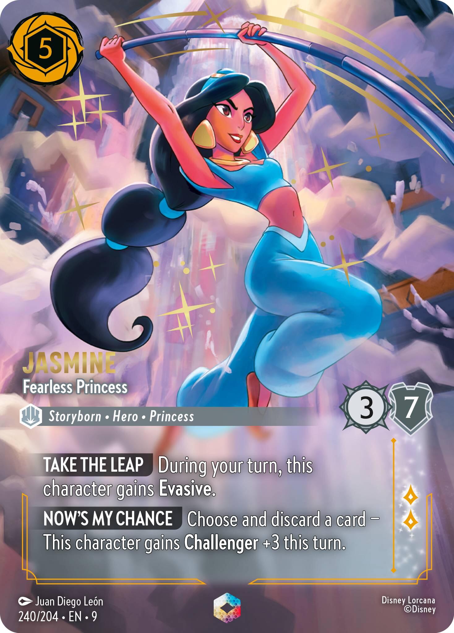 Jasmine - Fearless Princess (Enchanted) (240/204) [Fabled] | Devastation Store