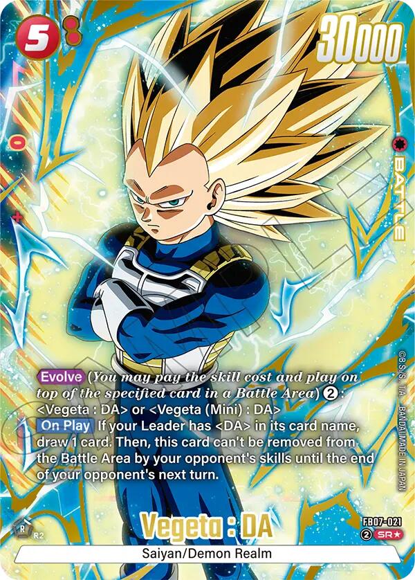 Vegeta : DA (FB07-021) (Alternate Art) [Wish For Shenron] - Devastation Store | Devastation Store