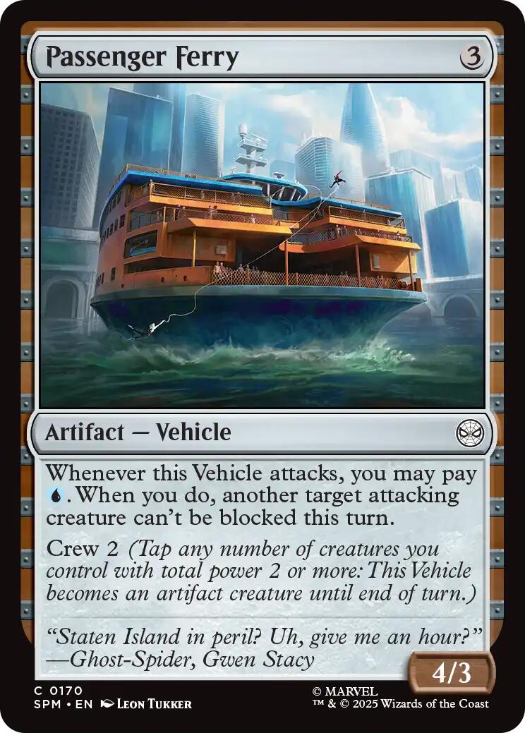 Passeneger Ferry [Marvel's Spider-Man] | Devastation Store