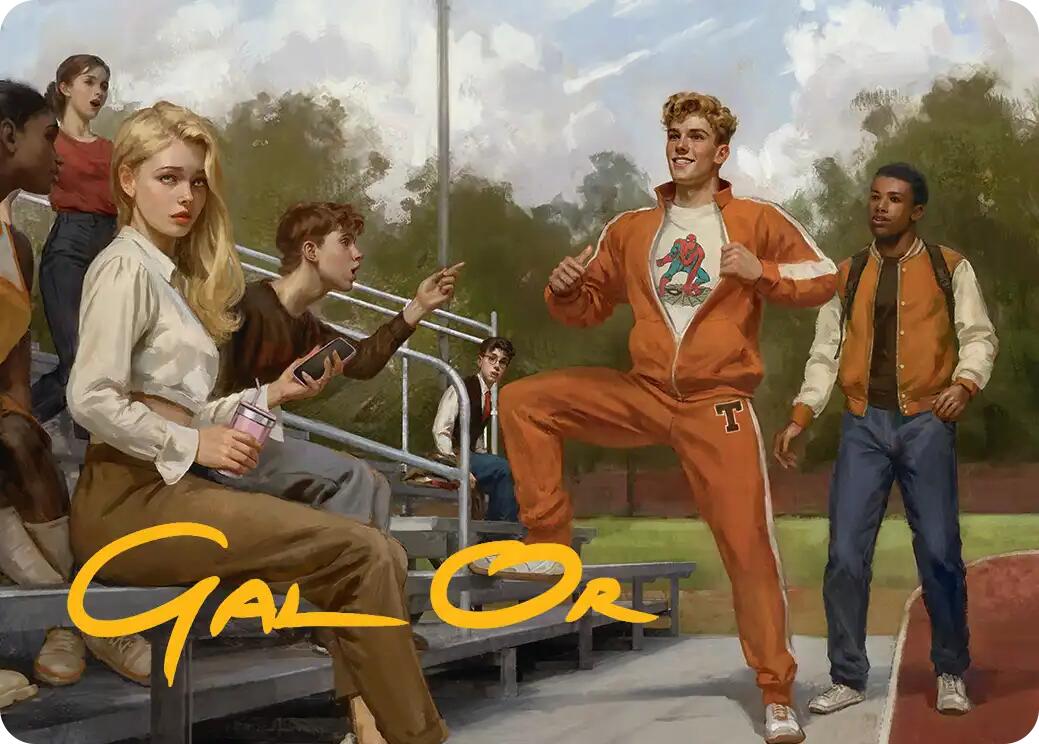 Flash Thompson, Spider-Fan Art Card (Gold-Stamped Signature) [Marvel's Spider-Man Art Series] | Devastation Store