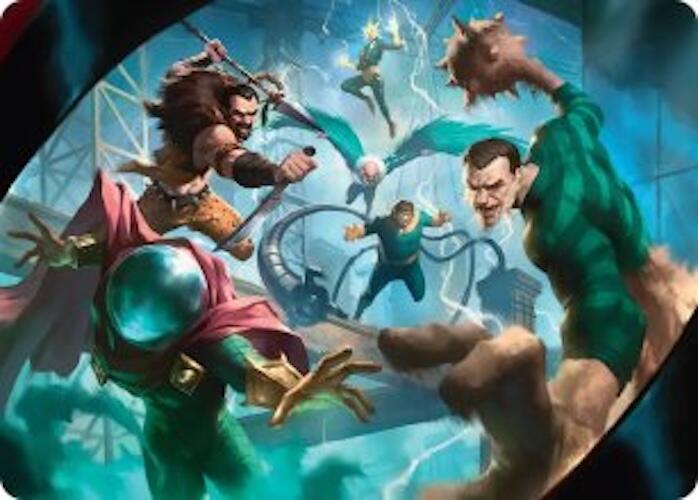 Behold the Sinister Six! Art Card (7/54) [Marvel's Spider-Man Art Series] | Devastation Store