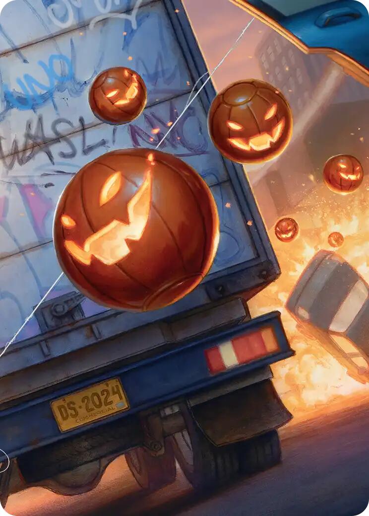 Pumpkin Bombs Art Card [Marvel's Spider-Man Art Series] | Devastation Store