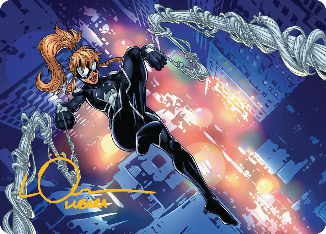 Arana, Heart of the Spider Art Card (Gold-Stamped Signature) [Marvel's Spider-Man Art Series] | Devastation Store