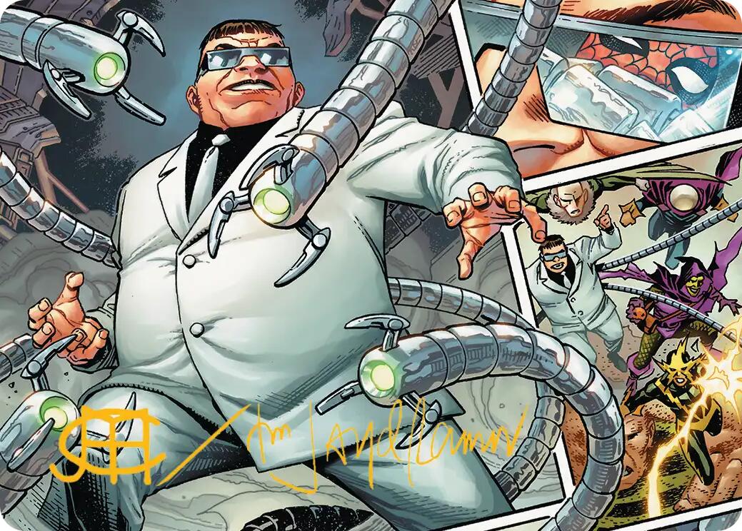 Doctor Octopus, Master Planner Art Card (48/54) (Gold-Stamped Signature) [Marvel's Spider-Man Art Series] | Devastation Store