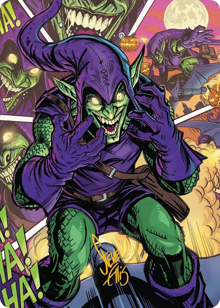 Green Goblin Art Card (49/54) (Gold-Stamped Signature) [Marvel's Spider-Man Art Series] | Devastation Store