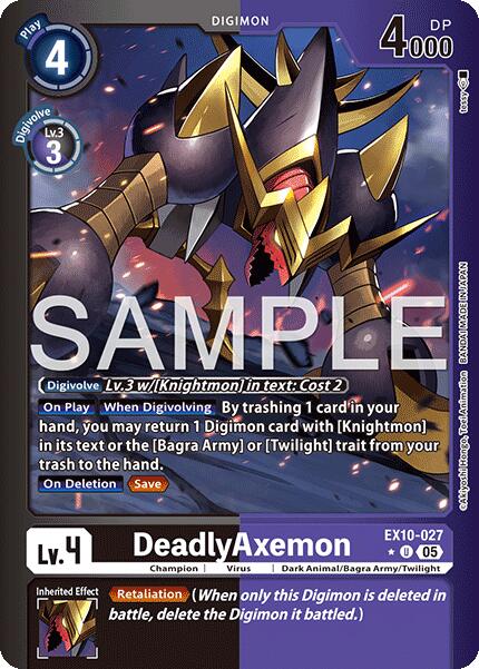 DeadlyAxemon [EX10-027] (Limited Foil) [Sinister Order] | Devastation Store