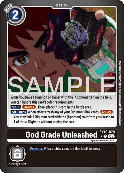 God Grade Unleashed [EX10-070] (Limited Foil) [Sinister Order] | Devastation Store