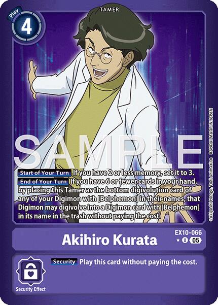 Akihiro Kurata [EX10-066] (Limited Foil) [Sinister Order] | Devastation Store