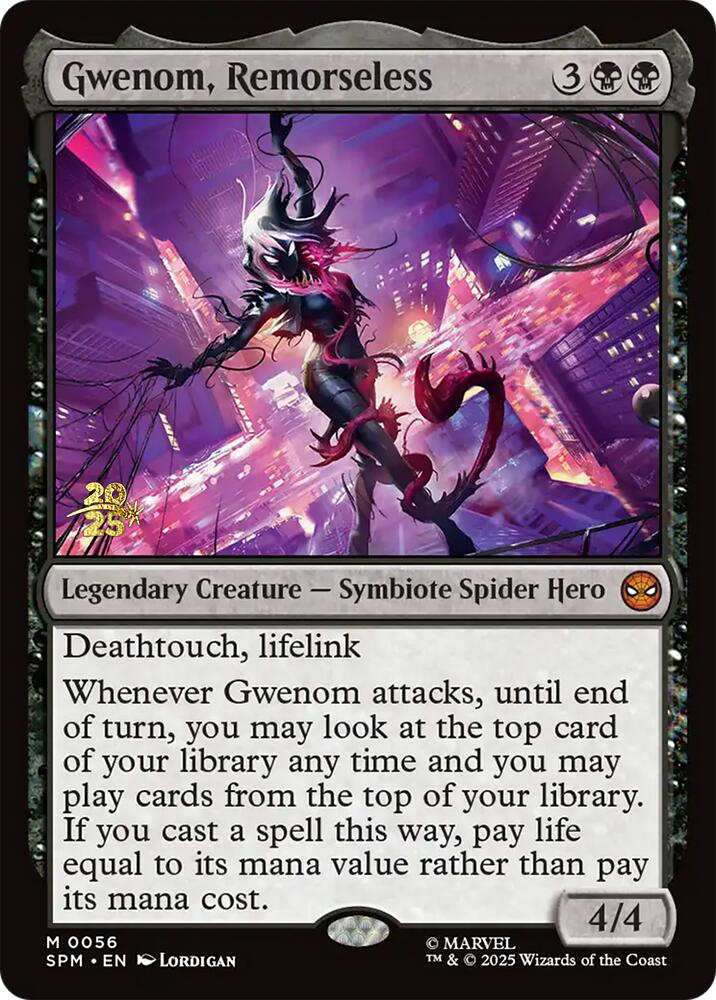 Gwenom, Remorseless [Marvel's Spider-Man Prerelease Promos] | Devastation Store
