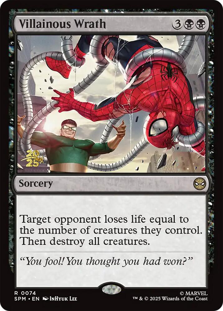Villainous Wrath [Marvel's Spider-Man Prerelease Promos] | Devastation Store