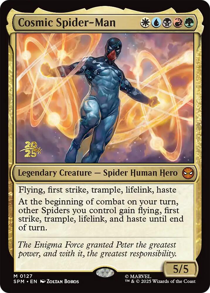 Cosmic Spider-Man [Marvel's Spider-Man Prerelease Promos] | Devastation Store