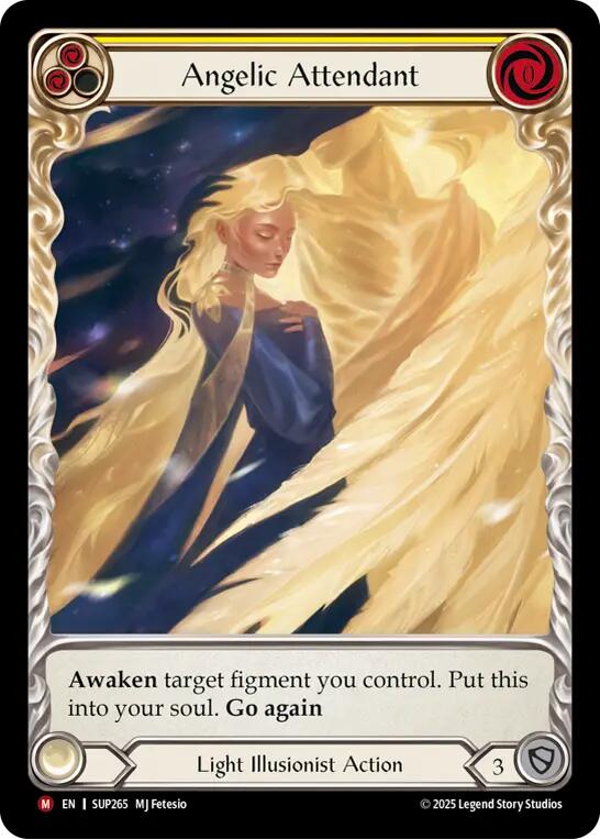 Angelic Attendant (Extended Art Cold Foil) [SUP265] (Super Slam)  Cold Foil | Devastation Store