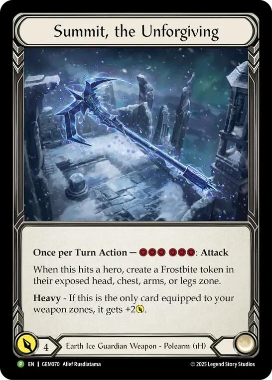 Summit, the Unforgiving [GEM070] (GEM Pack 3)  Cold Foil | Devastation Store