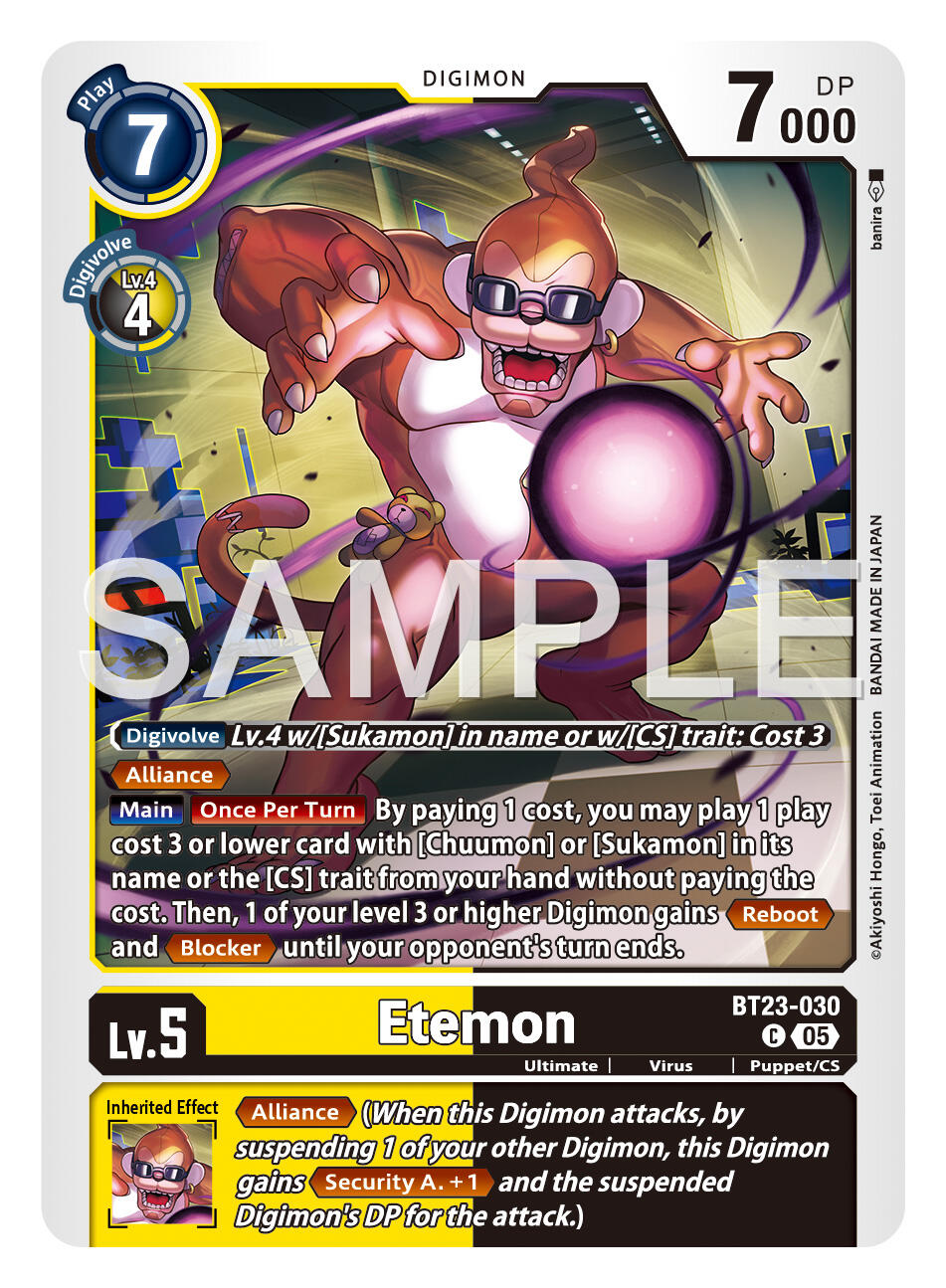 Etemon [BT23-030] [Hackers' Slumber] | Devastation Store