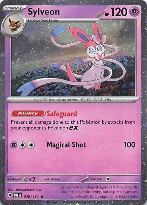 Sylveon (040/131) (Cosmos Holo) [Miscellaneous Cards] | Devastation Store