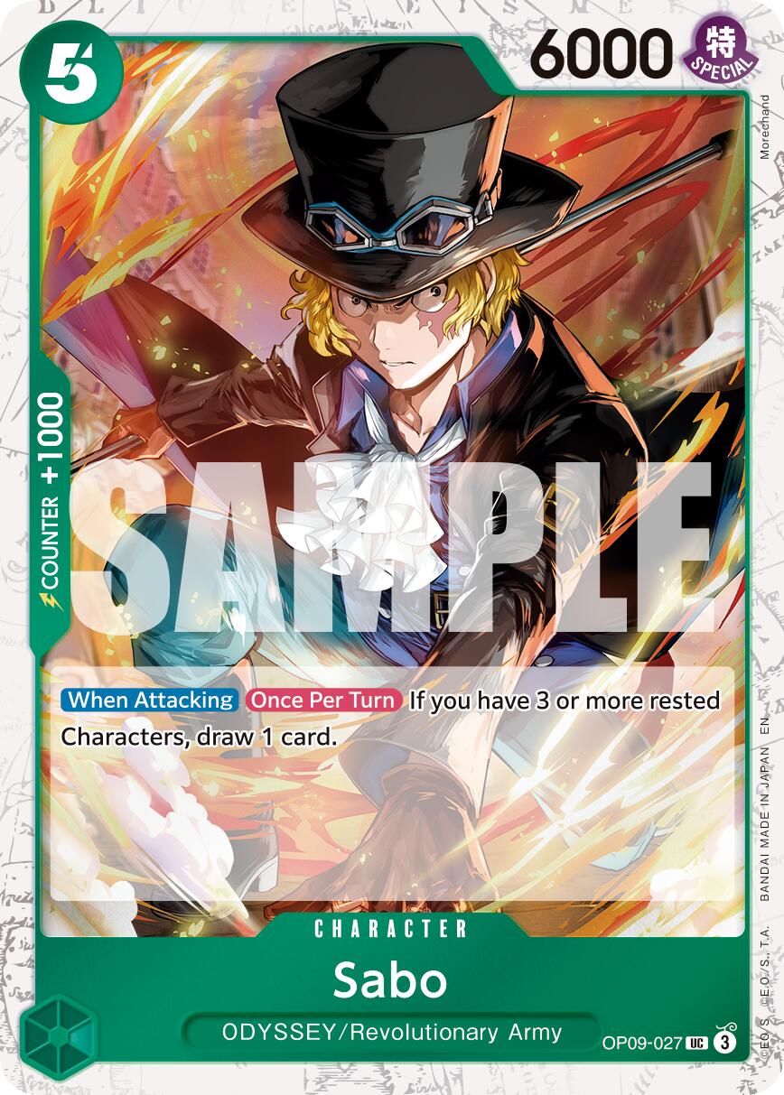 Sabo (OP09-027) (Pirate Foil) [Premium Booster -The Best- Vol. 2] | Devastation Store