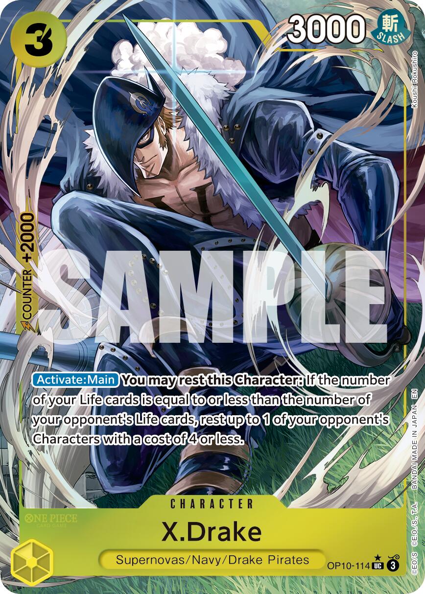 X.Drake (Alternate Art) [Premium Booster -The Best- Vol. 2] | Devastation Store