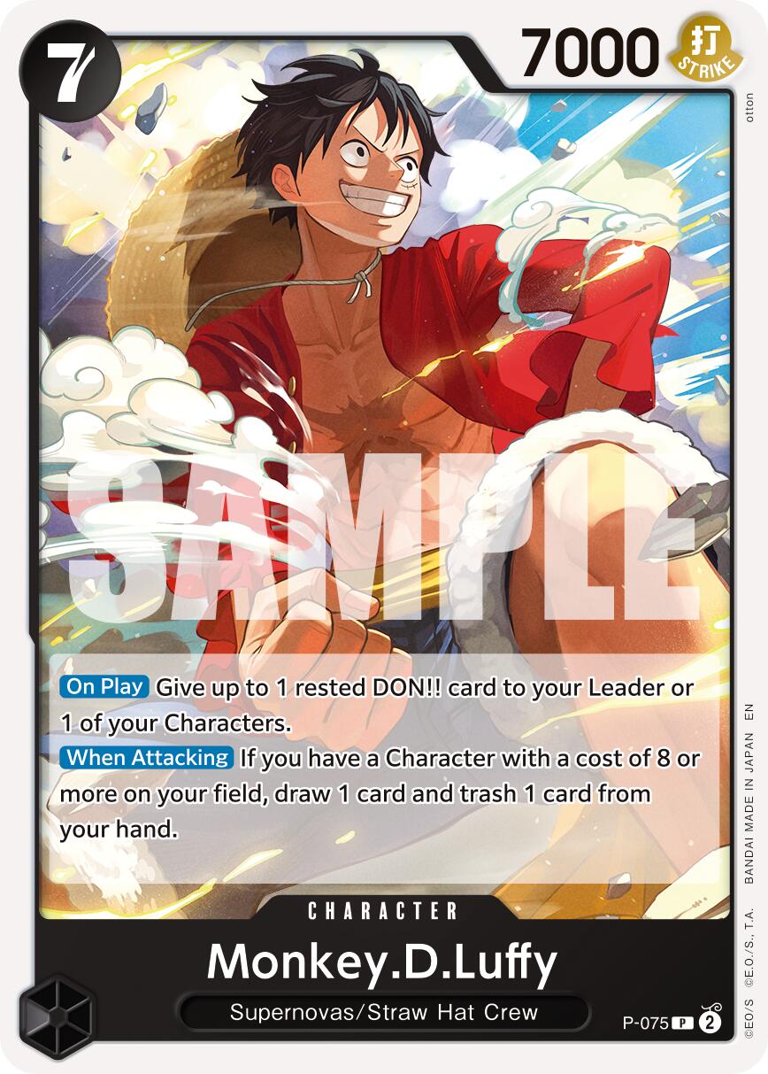 Monkey.D.Luffy (P-075) (Reprint) [Premium Booster -The Best- Vol. 2] | Devastation Store