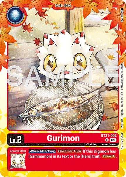 Gurimon [BT21-002] (Regulation Battle Vol.3 Participant) [World Convergence] | Devastation Store