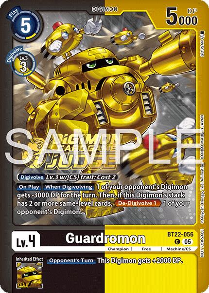 Guardromon [BT22-056] (Judge Pack 2025 Wave 2) [Cyber Eden] | Devastation Store