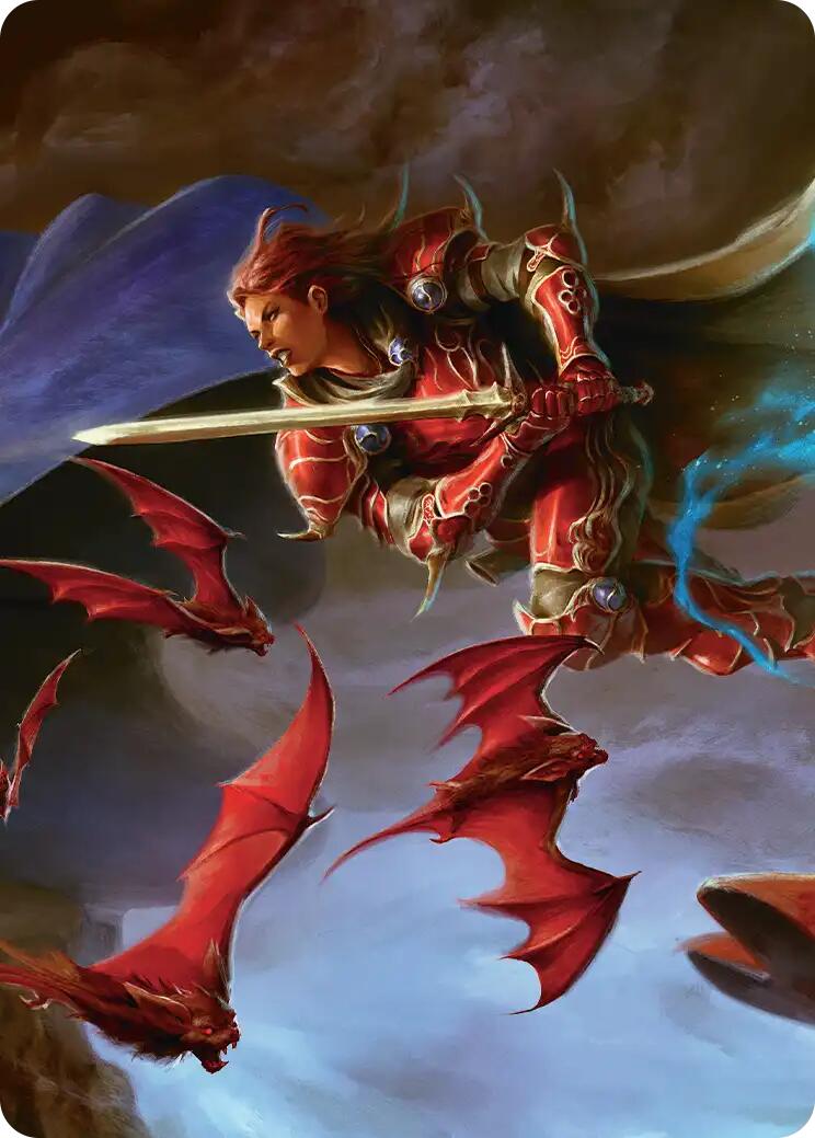 The Destined Warrior Scene Art Card [FINAL FANTASY Art Series] | Devastation Store