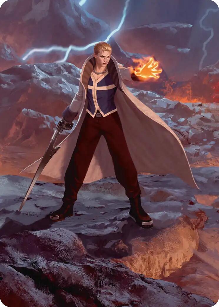 Seifer, Balamb Rival Scene Art Card [FINAL FANTASY Art Series] | Devastation Store