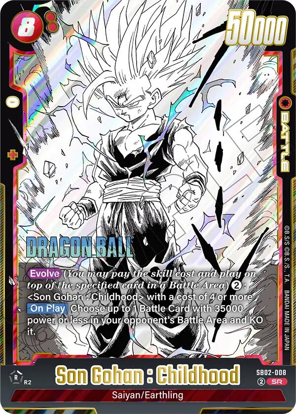 Son Gohan : Childhood (SB02-008) [Manga Booster 02] - Devastation Store | Devastation Store