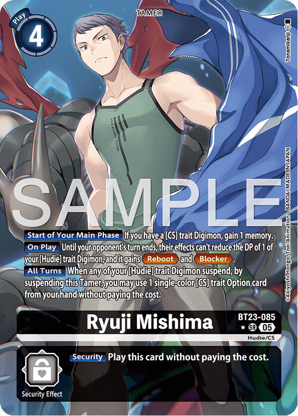 Ryuji Mishima [BT23-085] (Alternate Art) [Hackers' Slumber] | Devastation Store