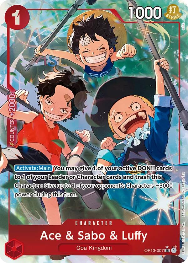 Ace & Sabo & Luffy (Alternate Art) [Carrying On His Will] | Devastation Store