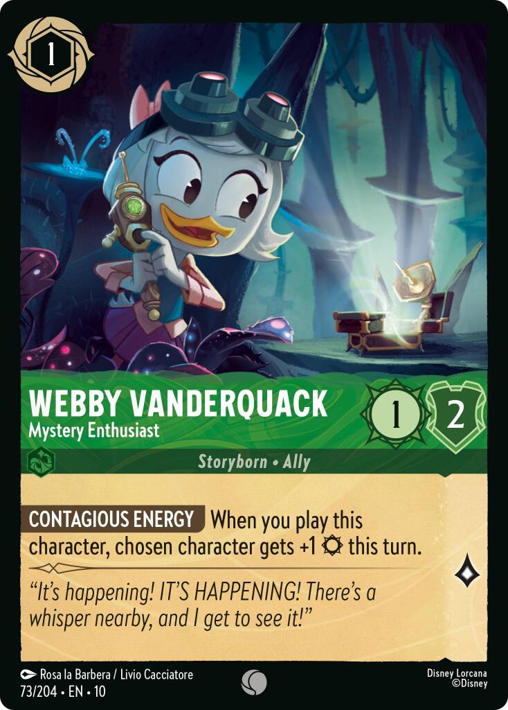 Webby Vanderquack - Mystery Enthusiast (73/204) [Whispers in the Well] | Devastation Store