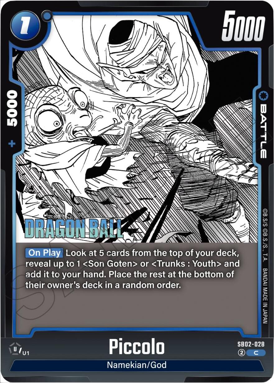 Piccolo (SB02-028) [Manga Booster 02] | Devastation Store