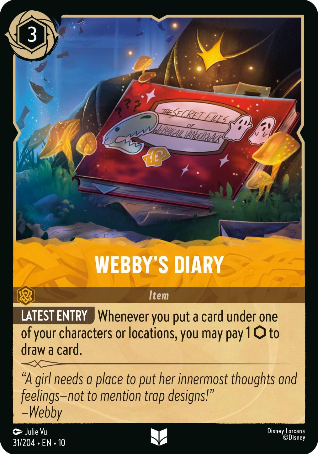 Webby's Diary (31/204) [Whispers in the Well] | Devastation Store