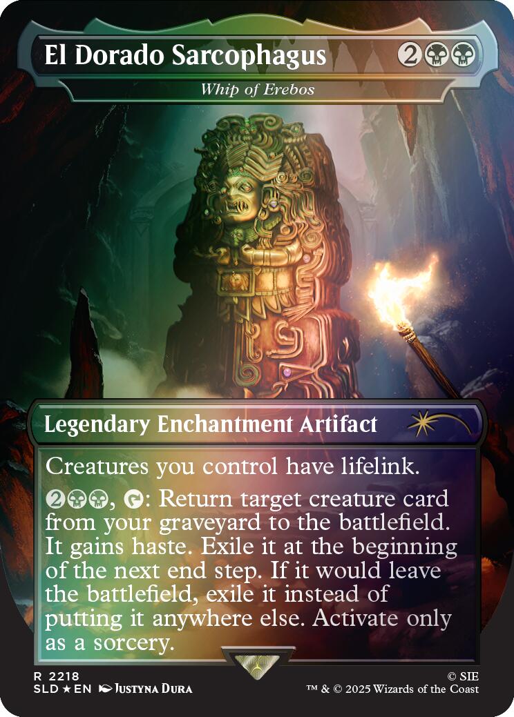 El Dorado Sarcophagus - Whip of Erebos (Rainbow Foil) [Secret Lair Drop Series] | Devastation Store