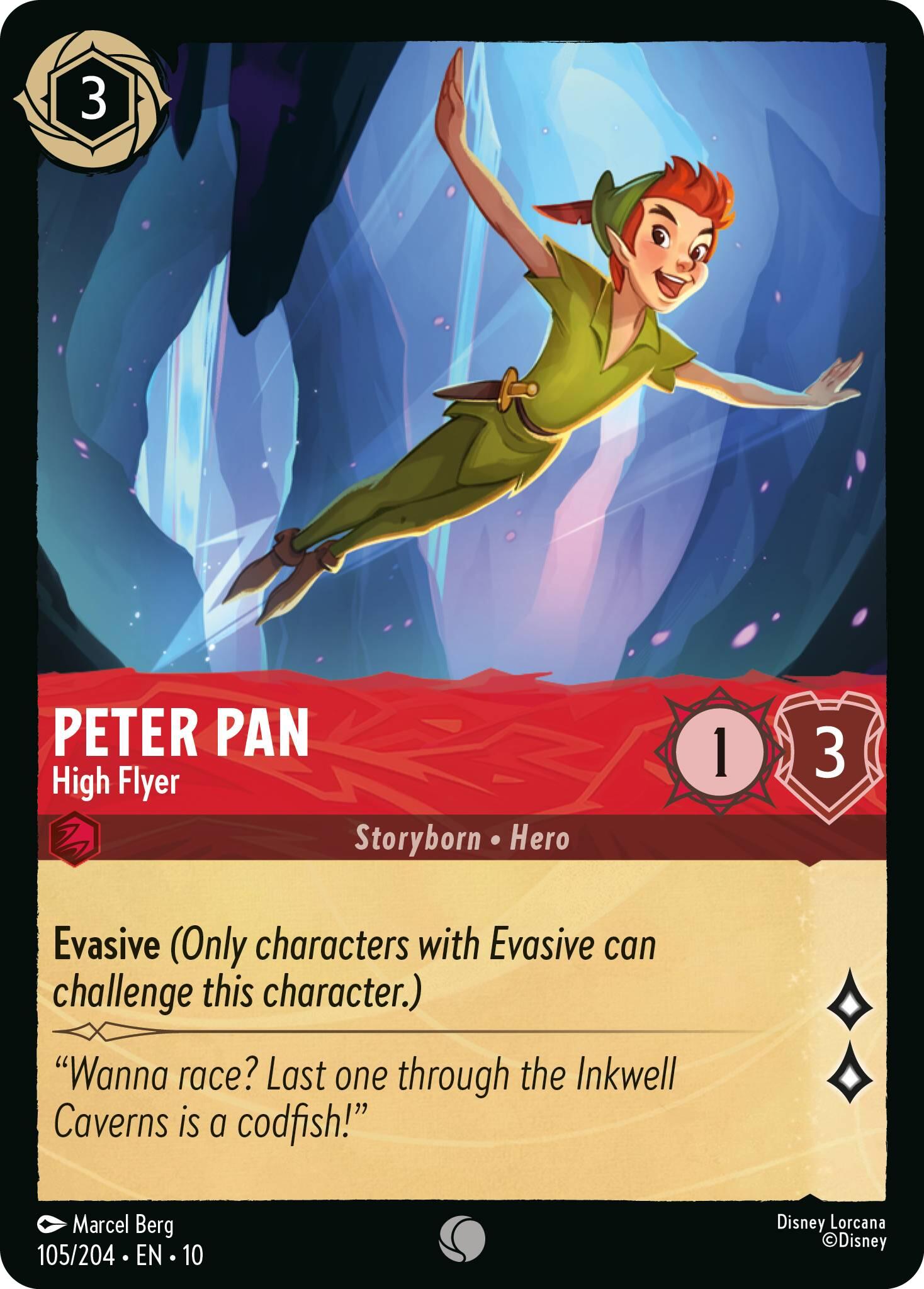 Peter Pan - High Flyer (105/204) [Whispers in the Well] | Devastation Store