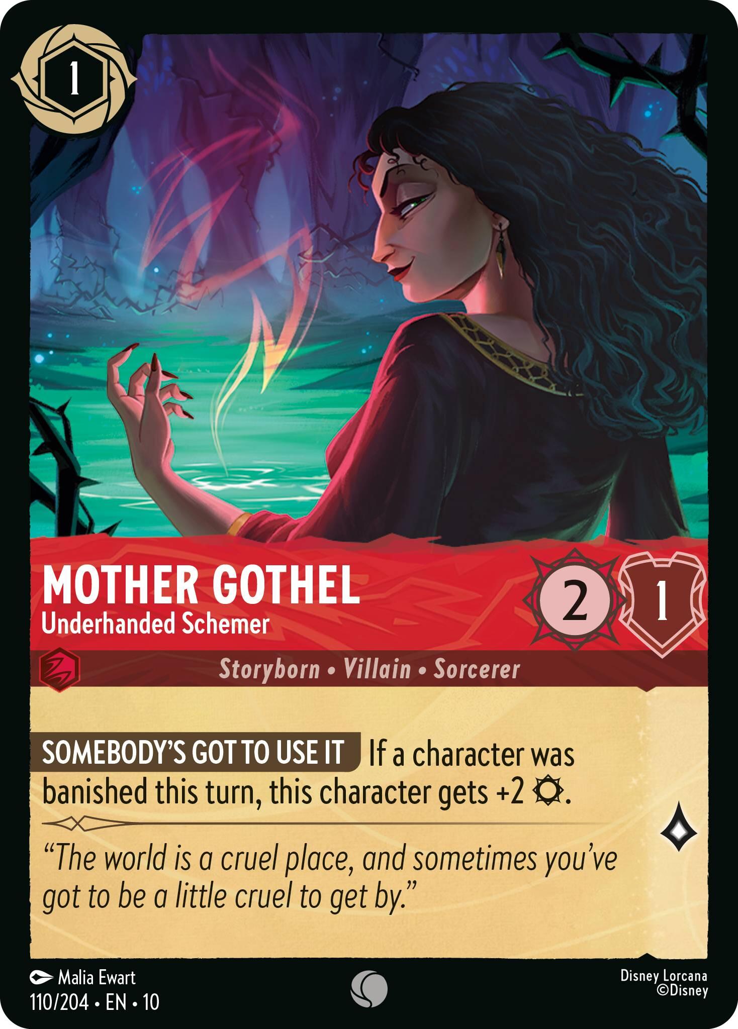 Mother Gothel - Underhanded Schemer (110/204) [Whispers in the Well] | Devastation Store
