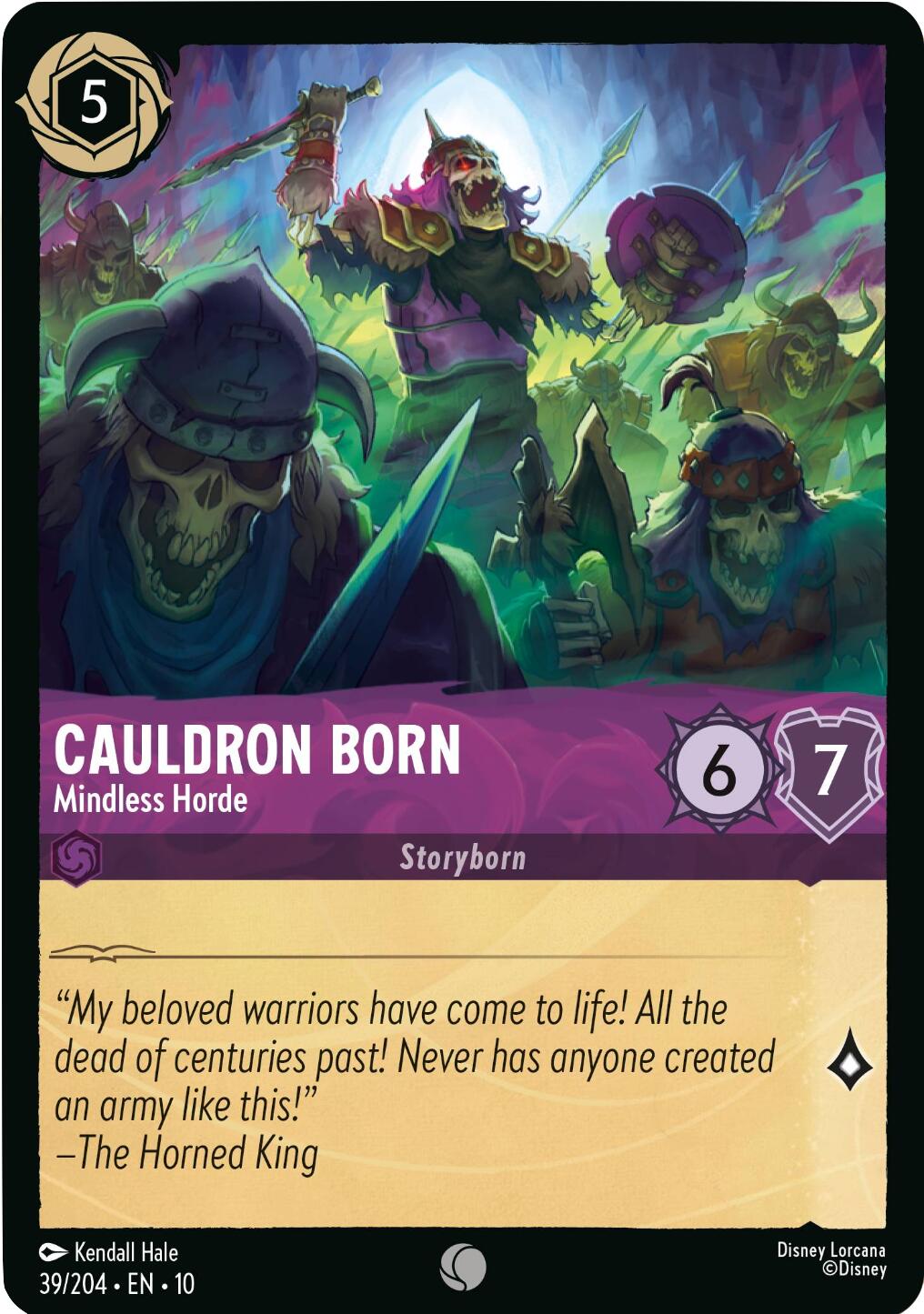 Cauldron Born - Mindless Horde (39/204) [Whispers in the Well] | Devastation Store