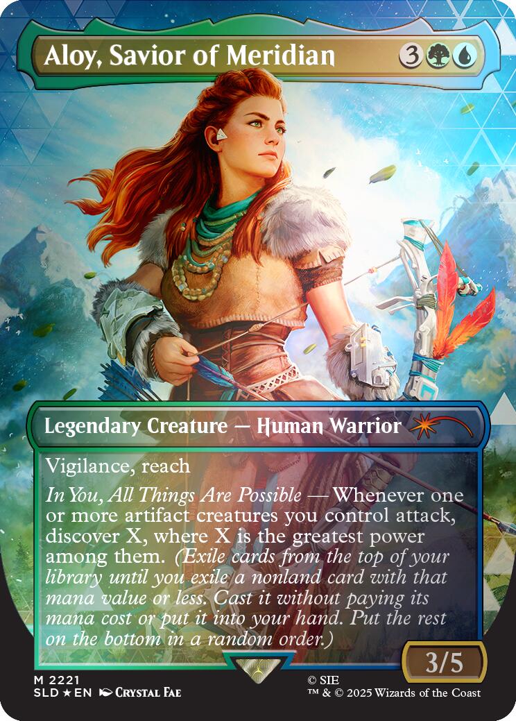Aloy, Savior of Meridian (Rainbow Foil) [Secret Lair Drop Series] | Devastation Store