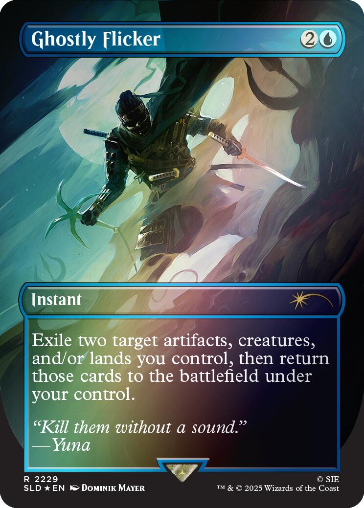 Ghostly Flicker (Rainbow Foil) [Secret Lair Drop Series] | Devastation Store