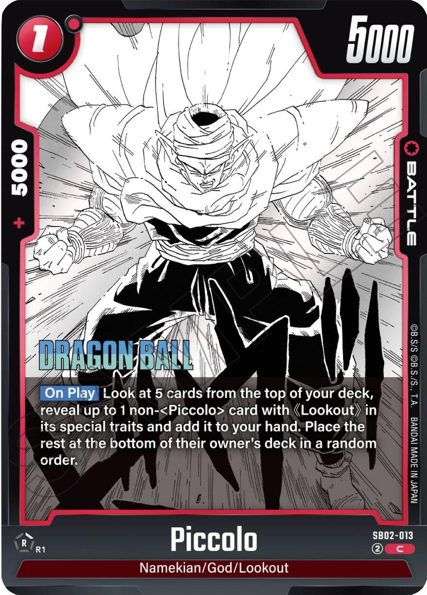 Piccolo (SB02-013) [Manga Booster 02] | Devastation Store