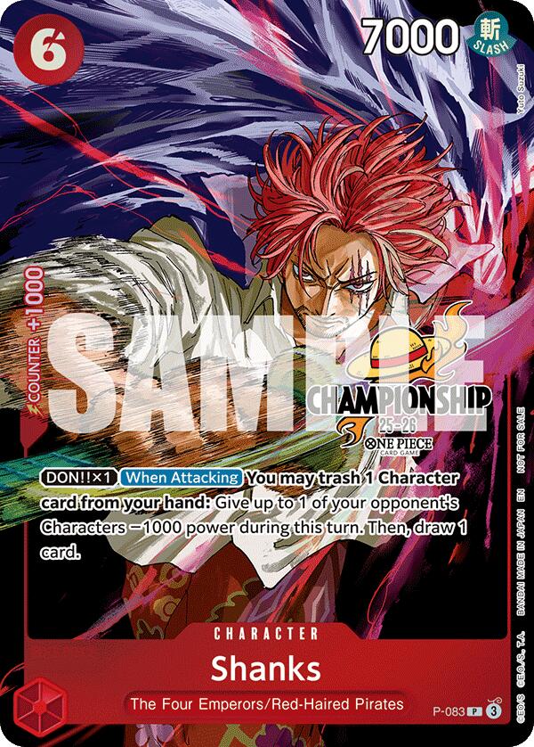 Shanks (CS 25-26 Event Pack Finalist Ver.) [One Piece Promotion Cards] | Devastation Store