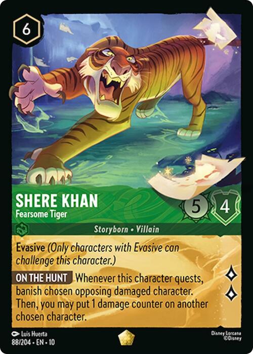Shere Khan - Fearsome Tiger (88/204) [Whispers in the Well] | Devastation Store
